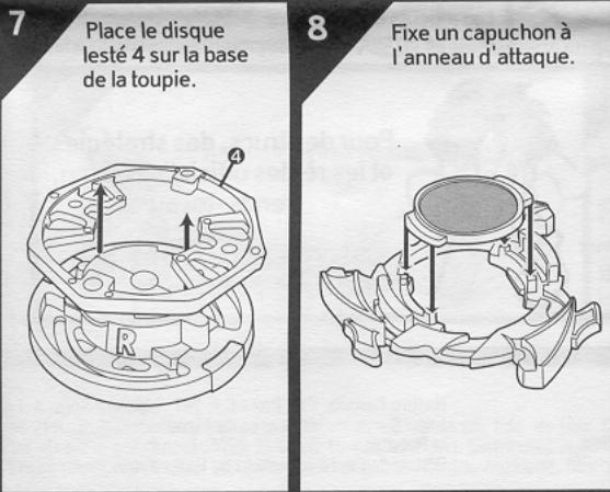 HASBRO BEYBLADE TOPS MASTER DRIGER - Décolle et applique les autocollants, comme indiqué. - 8