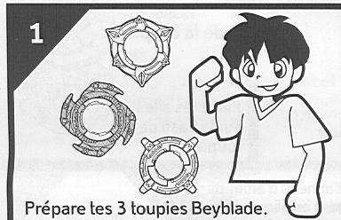 HASBRO BEYBLADE TRYGLE VFORCE - Comment adapter tatoupie? - 2
