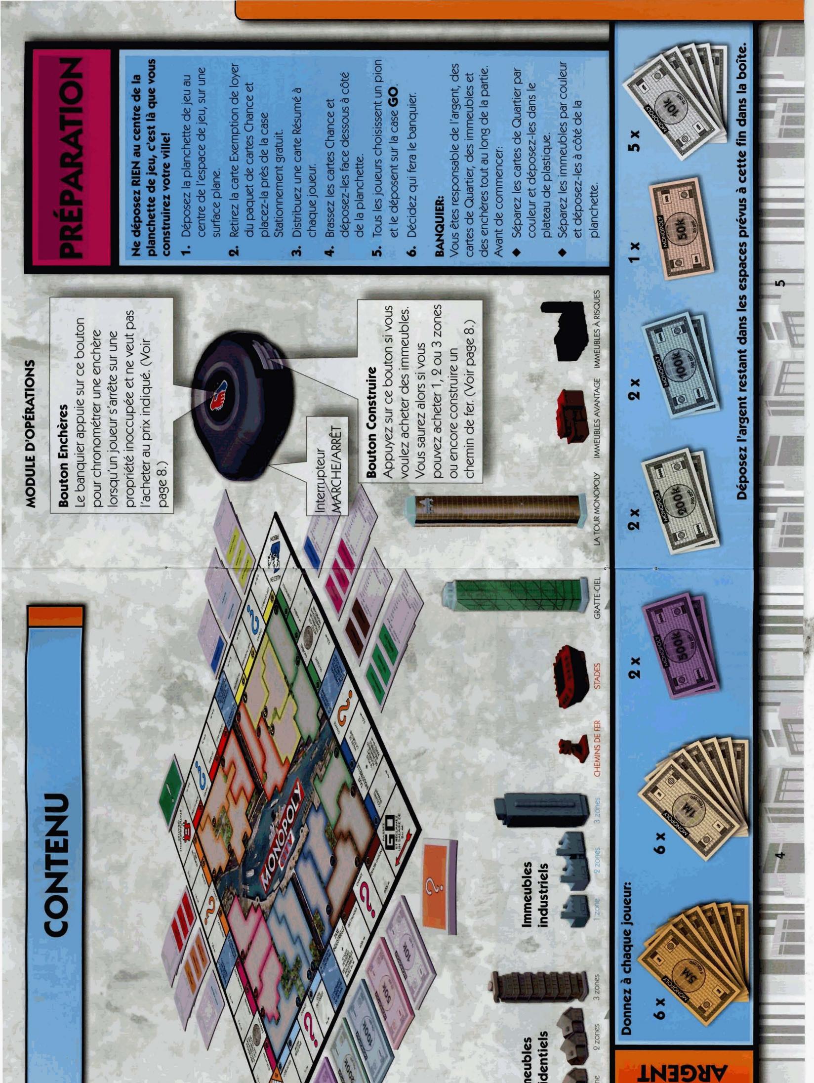 HASBRO MONOPOLY CITY CANADIAN - Objectif - 1