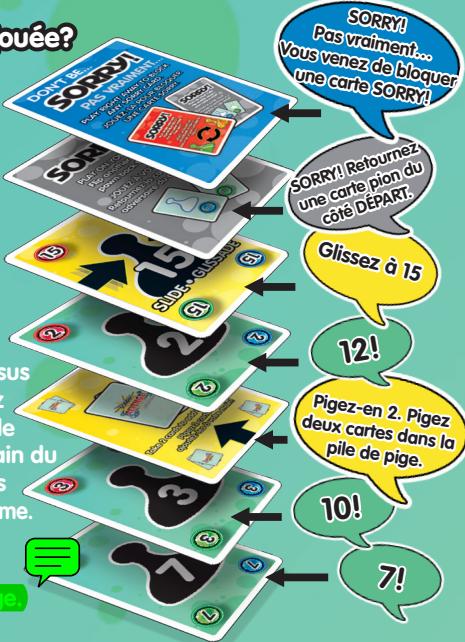 HASBRO SORRY REVENGE - Quelle carte avez-vous jouée? - 1