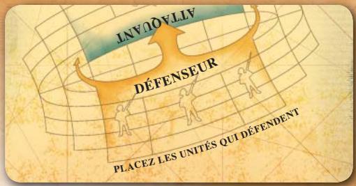 HASBRO RISK - Cases de l'attaquant sur le champ de bataille. - 1