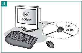 LOGITECH CORDLESS COMFORT DUO - Portique - 4