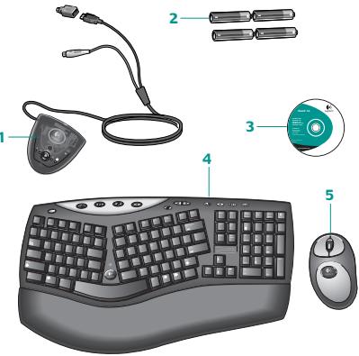 LOGITECH CORDLESS COMFORT DUO - 1