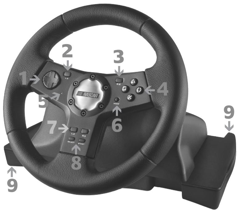 LOGITECH NASCAR RACING WHEEL - 1