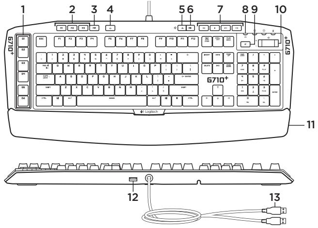 LOGITECH G710 MECHANICAL GAMING KEYBOARD, G710 S MECHANICAL GAMING KEYBOARD - Vvpiia με to ποιόν - 1