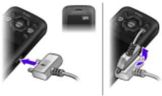 SONY ERICSSON W395 - Chargement de la batterie - 1