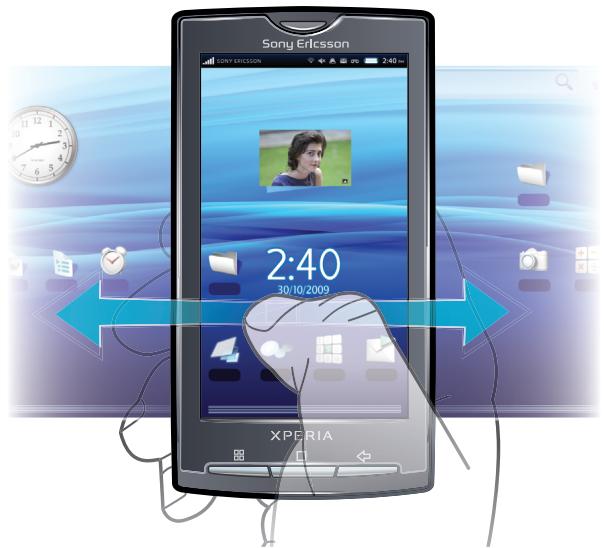 SONY ERICSSON XPERIA X10 - Écran accueil - 3