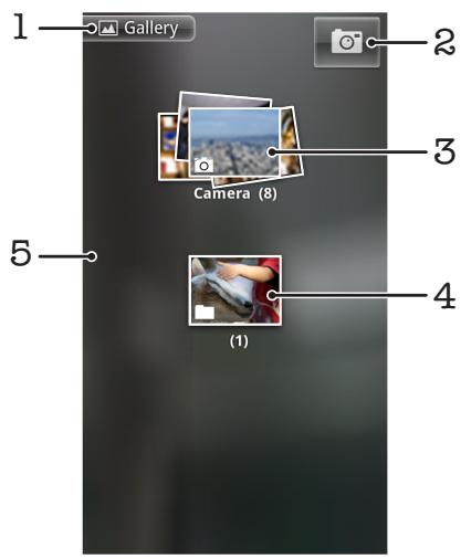 SONY ERICSSON XPERIA PLAY - Pour ouvrir galerie et afficher vos albums - 2