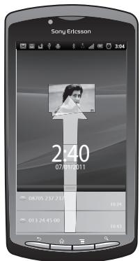 SONY ERICSSON XPERIA PLAY - Vérification des notifications et des activités en cours - 2