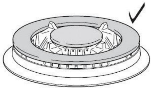 ESSENTIELB EMCG 912C,  EMCG 912I,  EMCG 912N,  EMCG 912R,  EMCG 922I - BRULEUR A TRIPLE COURONNE - 5
