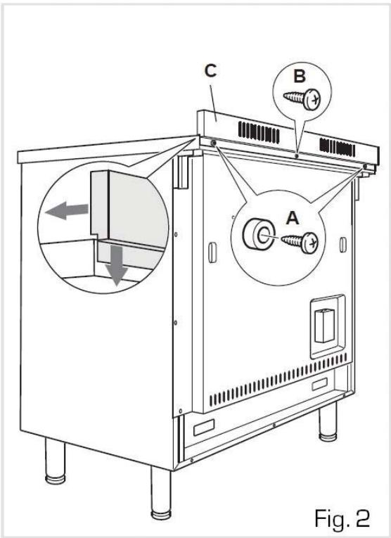 ESSENTIELB EMCG 912C,  EMCG 912I,  EMCG 912N,  EMCG 912R,  EMCG 922I - MONTAGE DU DOSSERET - 1