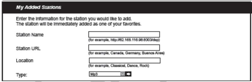 ESSENTIELB MY POCKET WEB - Ajouter une station favorite - 2