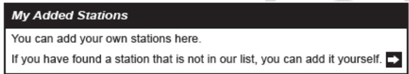 ESSENTIELB MY POCKET WEB - Ajouter une station favorite - 1