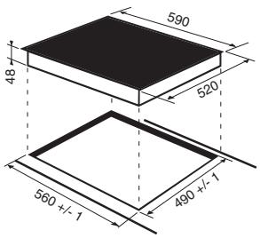 SCHOLTES TRM 631 O L - Einbau - 1