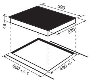 SCHOLTES TRM 631 O L - Encastrement - 1