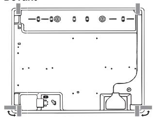 SCHOLTES SCHG 751 GH - Scheme de fixation des crochets - 4
