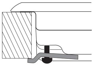 SCHOLTES SCHG 751 GH - Schema di fissaggio dei ganci - 3