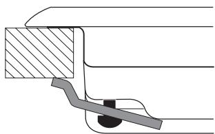SCHOLTES SCHG 751 GH - Schema di fissaggio dei ganci - 1