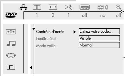GRUNDIG GDV 200 - Autorisation du contenu du DVD - 1