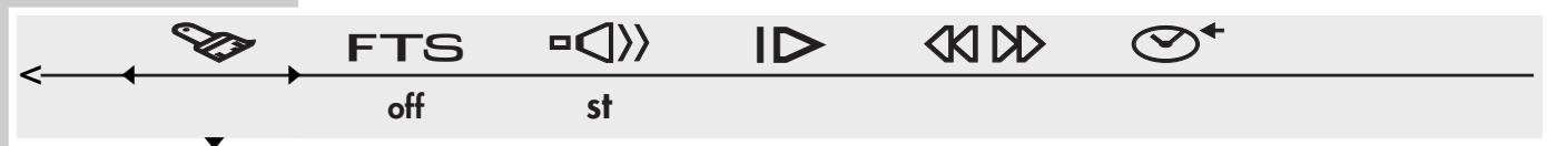 GRUNDIG GDV 200 - La ligne de menu - 2