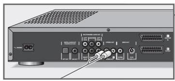 GRUNDIG GDV 200 - Raccordement de la chaîne hifi avec son système de reproduction à deux canaux - 1