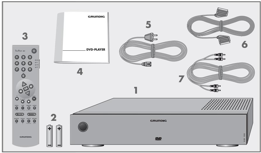GRUNDIG GDV 200 - Volume de livraison - 1