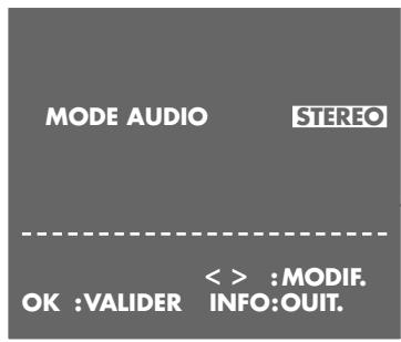 GRUNDIG SEVILLA SE 1205 HIFI/NIC - Selection de la piste audio - 1