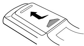DENON AVR-483 - Insertion des piles - 1