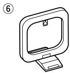 DENON AVR-483 - Vérifier que les articles suivants sont inclus dans le carton en plus de l'unité principale: - 3