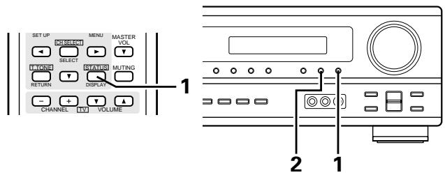 DENON AVR-483 - REMARQUE: - 4