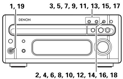 DENON RCD-M33 - NOTE: - 1