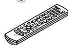 DENON RCD-M33 - Check that the following parts are included in the package aside from the main unit: - 3