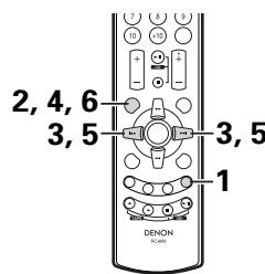 DENON RCD-M33 - Réglage de l'heure - 1