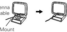 DENON RCD-M33 - Assembling the AM loop antenna - 2