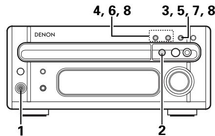 DENON RCD-M33 - *Turning on and off the timer standby ON/OFF - 2