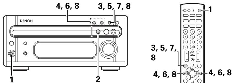 DENON RCD-M33 - *Apagado y encendido del modoresherva del programador ON/OFF - 2