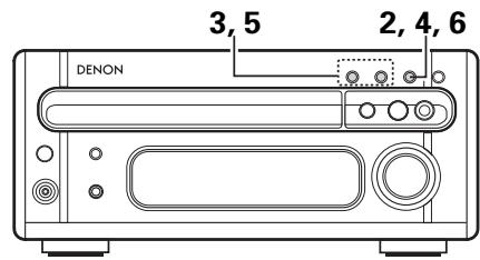 DENON RCD-M33 - Setting the Current Time - 1
