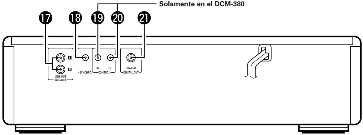 DENON DCM-380 - NOMBRE Y FUNCION DE LAS PARTES - 2
