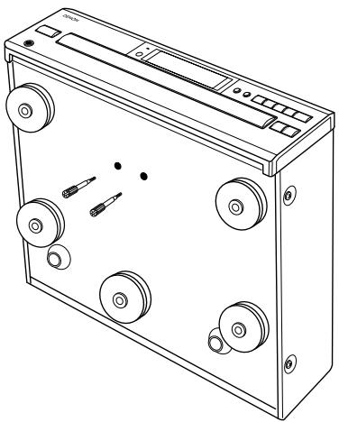 DENON DCM-380 - En plus du lecteur de CD, vérifier que les éléments suivants se trouvent bien dans le carton d'emballage: - 1