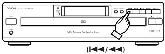 DENON DCM-380 - Recherche manuelle en arrêt - 1