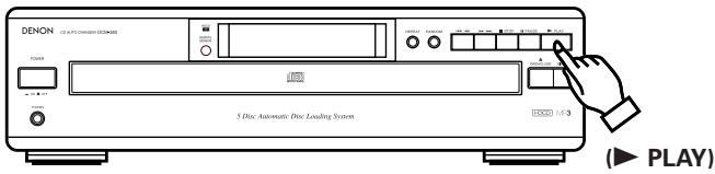 DENON DCM-380 - Pour démarrer la lecture - 1