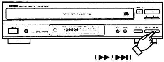 DENON DCM-360 - Pour passer à la piste suivante pendant la lecture recherche automatique - 1