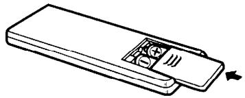 DENON DCM-360 - Insertion de la pile - 3