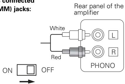 DENON DP-29F - Equalizer Amplifier switch - 1