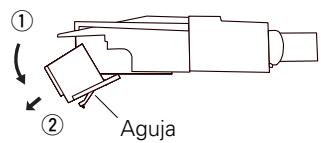DENON DP-29F - Antes de sustituir la aguja - 1