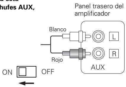 DENON DP-29F - Conexión a un Amplificador ecualizador - 2