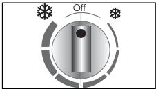 ZANUSSI ZFC11JE - MODALITA' D'IMPIEGO REGOLAZIONE DELLA TEMPERATURA - 1