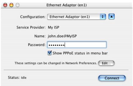 ALCATEL-LUCENT 530V5 - Utilisation du client de commutation PPPoE de Mac OS X - 4