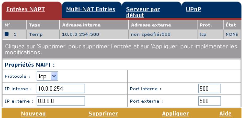 ALCATEL-LUCENT 530V5 - NAPT - 1