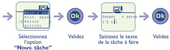 ALCATEL-LUCENT OT-701 - Créer une tâche - 2